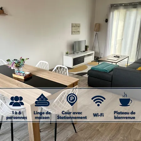 Maison Mitoyenne Avec Cour + Parking Apartment